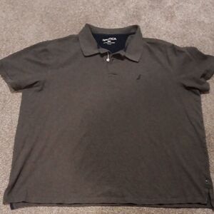 Nautica Men's Gray Polo Shirt
